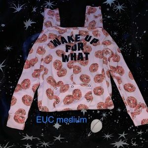 Victoria’s Secret Pink RARE/HTF Donut 🍩 Onesie